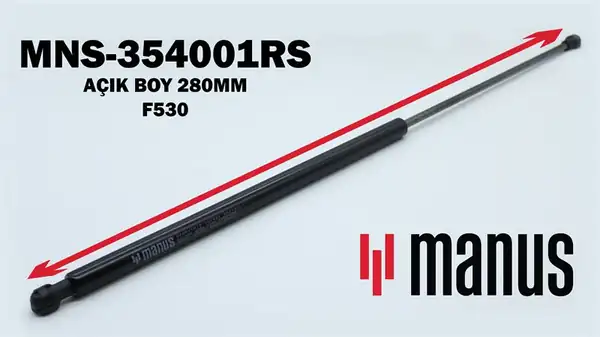 MANUS 354001RS | Bagaj Amortisörü 00 04 Toledo II 2 Adet