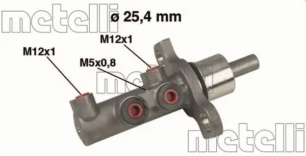 METELLİ 05-0439 | Fren Ana Merkez Opel Vectra C 1 6 1 8 1 9d 2 0 2 2 Esp İçin