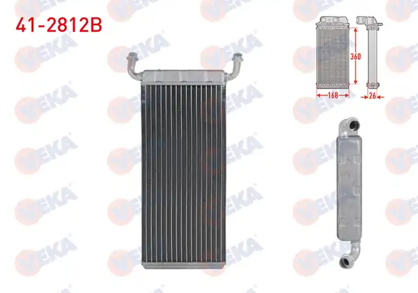 VEKA 41-2812B | Kalorifer Radyatörü Brazing Mercedes Vito