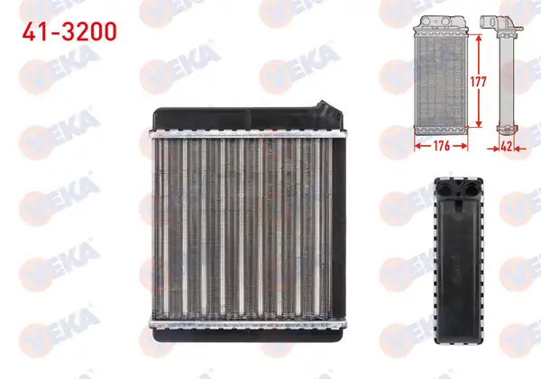 VEKA 41-3200 | Kalorifer Radyatörü Mekanik Opel Vectra A 1 4 1988 1995