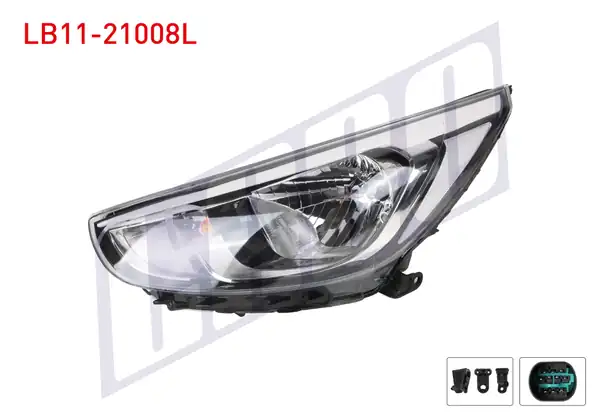 LABO LB11-21008L | Far Sol Elektrikli Motorlu Hyundai Accent Blue 2015 2019