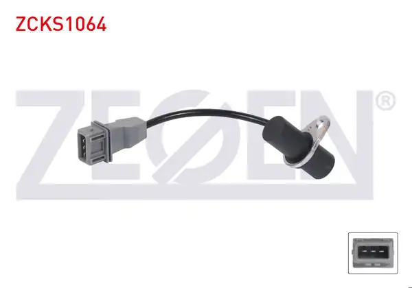 ZEGEN ZCKS1064 | Krank Devir Sensörü Kablolu 195 mm Kia Rio Sedan 1.3 A3e 2000-2005
