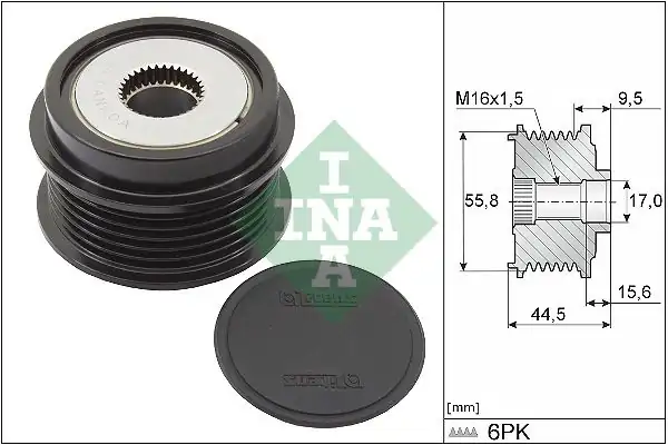 İna 535031910 Alternatör Kasnağı Chevrolet Captiva Cruze
