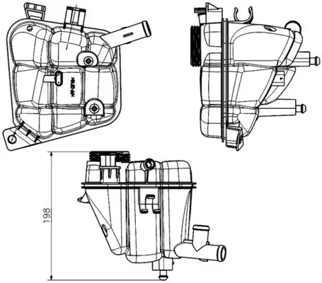 Mahle Crt 231 000s Radyatör Genleşme Kabı Mercedes X166 W166 C292