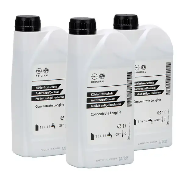 PSA 95599870 | Opel Orijinal Radyatör Antifrizi DEX-COOL Konsantre Longlife 3 Litre Yeşil/Mavi