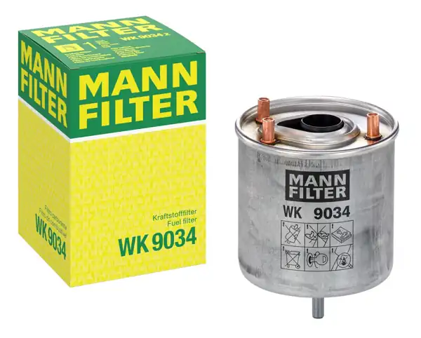 MANN WK9034 | Mazot Filtresi 10-207-208-301-308-508-5008-C3-C4-C5-Prt-Brl 1.6Hdi