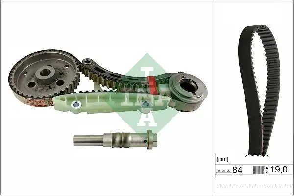 INA 530095010 | Eksantrik Kayış Gergi Kiti Alt Connect / Focus / C-Max / Mondeo 1.8 TDCI 07-13