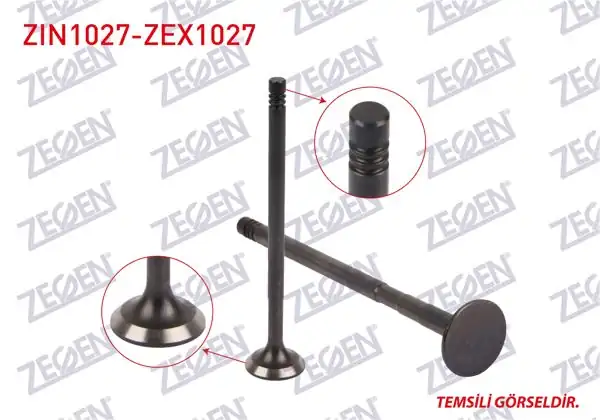 ZEGEN ZIN1027-ZEX1027 | Subap Takım (Nıtrasyonlu) Hyundai Accent Era / Getz 1.5 CRDI 16V Eng. (D4fa)