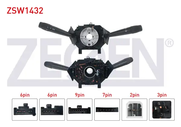 ZEGEN ZSW1432 | Far Sinyal Kumanda Kolu 33 Pin Fiat Siena 1997 2002