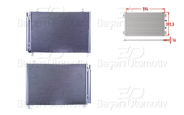 WISCO 3143497-00 | Klima Radyatörü 594x392 5x16 Suzuki Swift V 1 0 Shvs 2017 Suzuki Swift V 1 2 Hybrid 2020 Suzuki Swift V 1 2 Shvs 2017