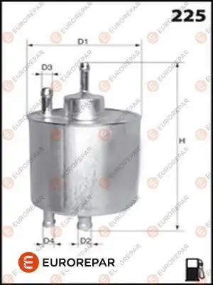 EUROREPAR E145091 | Yakıt Filtresi 202-203-210-220-463-Glk X204 M 111-112 96-03