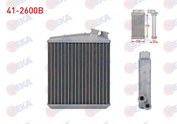 VEKA 41-2600B | Kalorifer Radyatörü Brazing Volvo S60 II