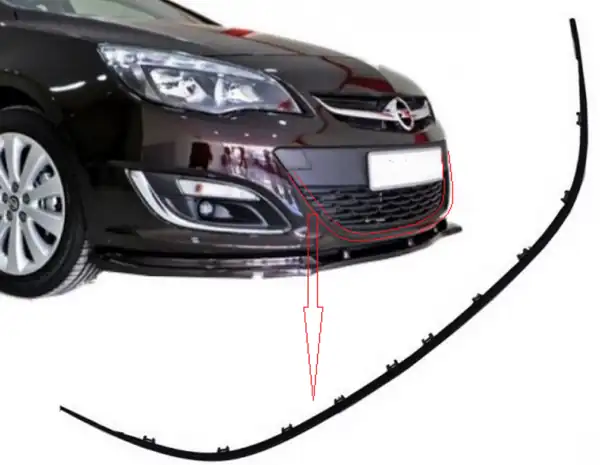 İTHAL 1322025 | Opel Astra J Ön Tampon Alt Izgara Çerçevesi Siyah