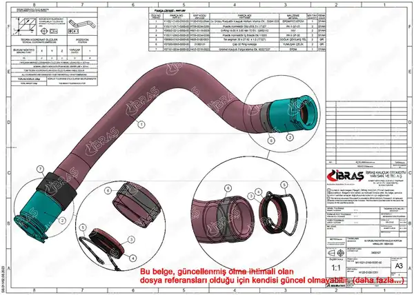 IBRAS 10198 | Kalorifer Hortumu 207 1 6 Bnz 07