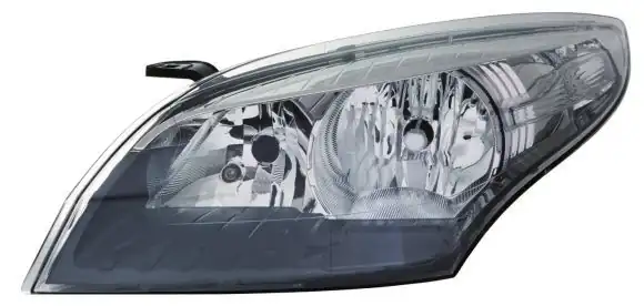 DEPO 551-1178LMLEMN1 | Far Sol Üst Beyaz Alt Siyah Renault Megane III 08-