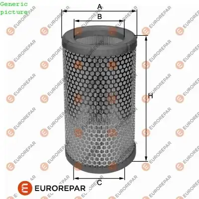 EUROREPAR 1680345380 | Hava Filtresi Chreysler Grand Voyager III 2.5 95 -