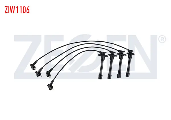 ZEGEN ZIW1106 | Buji Kablosu Takım Toyota Corolla _e10_ 1 6i 16v 4afe 1992 1997 Carina E _t19_ 1 6 16v 4afe 1992 1997 1 Adet