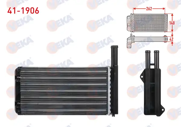 VEKA 41-1906 | Kalorifer Radyatörü Mekanik Ford Escort VII 1 6 16v 1995 1999