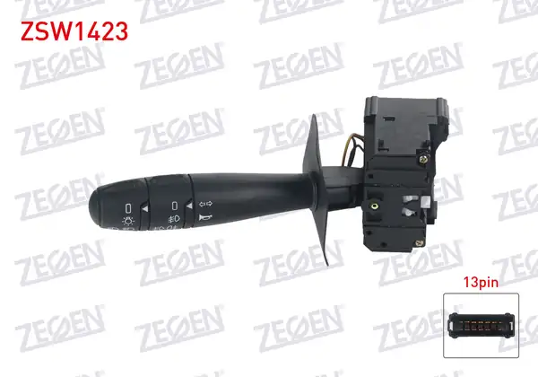 ZEGEN ZSW1423 | Far Sinyal Kumanda Kolu Kornalı 13 Pin Dacia Logan 2004 Sandero Duster 2008