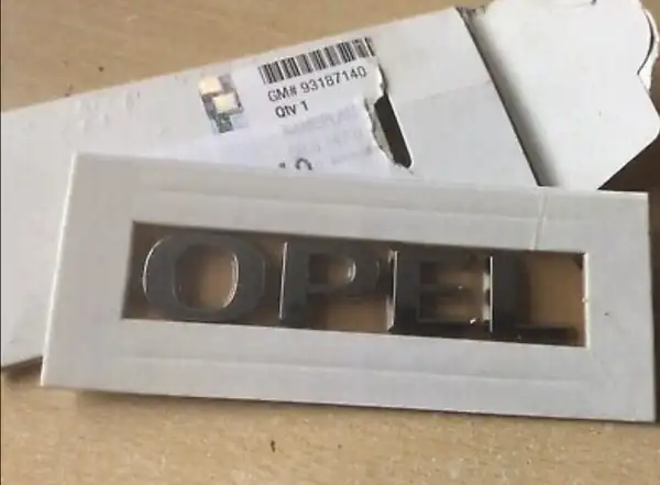 MOPAR Psa 93187140 Yazı Opel Corsa D Vectra C Sw Bm 06