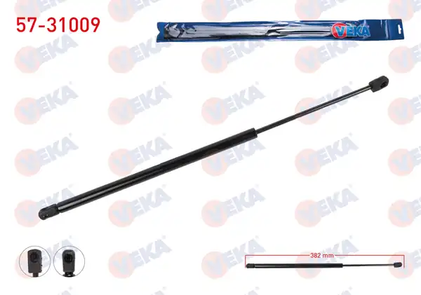 VEKA 57-31009 | Bagaj Amortisörü 580mm 560n Nissan X Traıl 2007 2 Adet