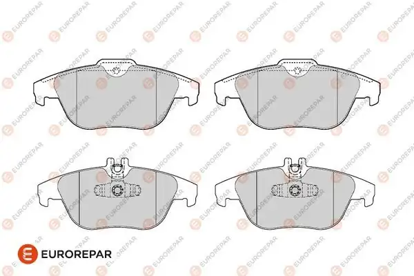 MOPAR Psa 1686268480 Erp Fren Balatası Arka 122mm Mercedes Benz C218 X218 W204 S204 W212 Gdb1738 Iam