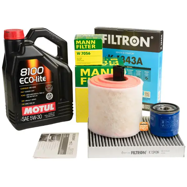 Periyodik Bakım Seti 1.4 Turbo 150 BG Astra K ( Motul 4 LT Dex 1 Gen3 Yağlı )