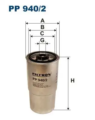 FILTRON PP940-2 | Yakıt Filtresi Bmw E34 E36 E38 E39 Freelander İ 2 0 Td4 12 Adet