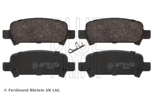 BLUEPRINT ADS74219 | Arka Fren Balata Subaru Forester/Impreza/Legacy/Outback 97-08