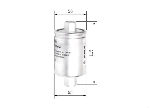 BOSCH 0450905911 | Benzin Filtresi Rover 400 95-00, Freelander 1.8i 16V 98-, Rover 25/45, Speedstar 2.0, Lada