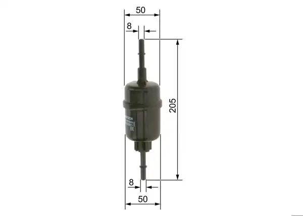 BOSCH 0450905926 | Benzin Filtresi Fusion (Ju_) 02-121.4 1.25 1.4 Lpg Fiesta V Fusion / Mazda 2 1.25 1.3 1.4 1.6