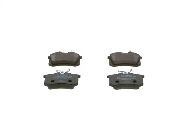 BOSCH 0986494399 | Fren Balatası Arka Peugeot 2008 I (Cu_) 1.5 BlueHDi 100 18- + 208/C3 II/C4 Cactus/DS3