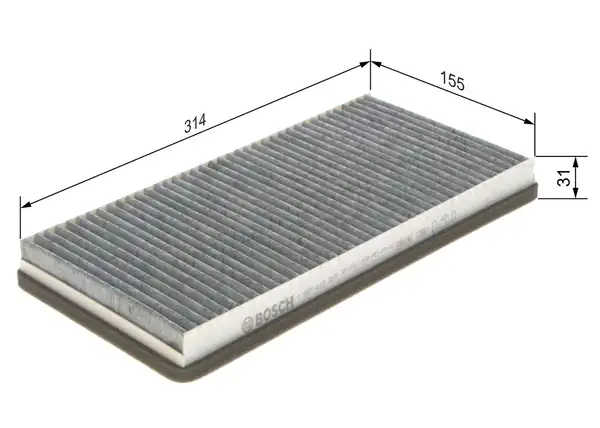 Bosch 1987432307 Filtre Kabin Peugeot 406 1527485
