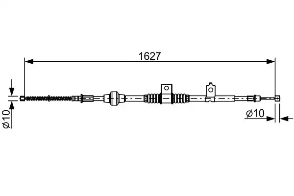 BOSCH 1987482518 | Fren Kablosu Mitsubishi
