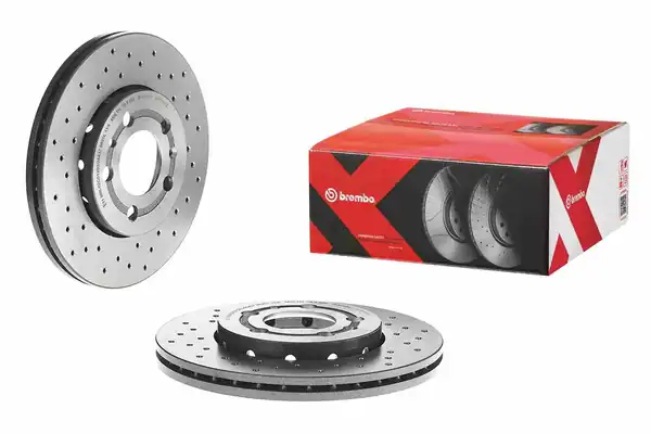 BREMBO 09-7011-1X | Ön Fren Diski 256 22 5 100 VW Golf 98 06 Audi A1 11 18 A3 97 03 Seat Ibiza 02 17 Xtra 2 Adet