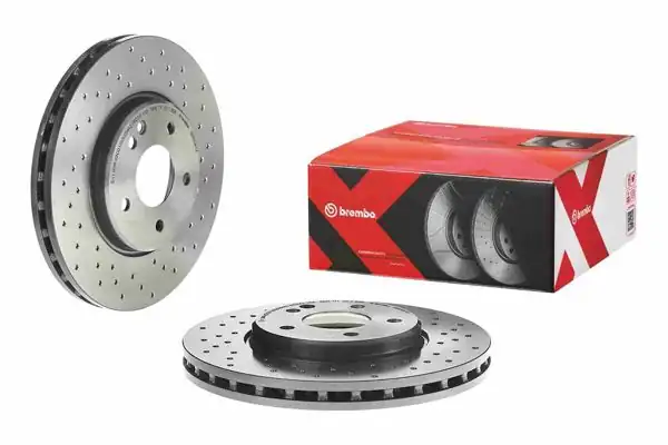 BREMBO 09.8304.1X | Fren Diski Ön Xtra Mercedes-Benz | 2 Adet