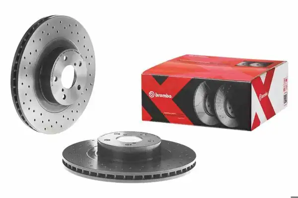 BREMBO 09.9077.1X | Fren Diski Ön Xtra Subaru | 2 Adet