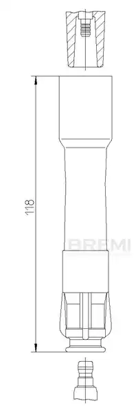 BREMI 13249A1-8 | Buji Başlığı M 50 52 54 60