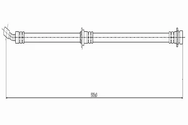 CAVO C800686A | Fren Hortumu Ön Honda Hr V 1 6i 16v 99 2 Adet 1538004