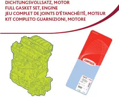 CORTECO 83430442 | Conta Takımı Peugeot 306 406 2 0 16v Xu10