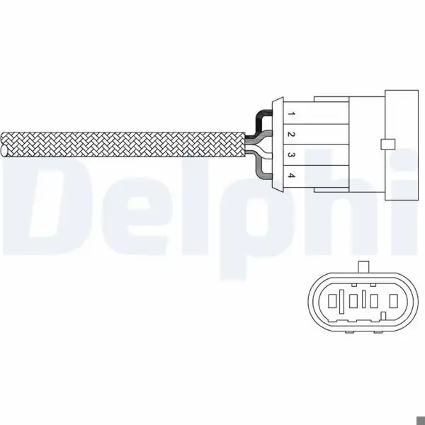 DELPHI ES20302-12B1 | Lambda Sensörü Fiat Palio/Albea/Doblo 1.2 4/8/16V