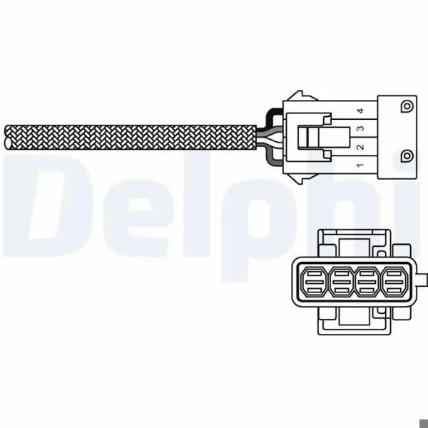 DELPHI ES20309-12B1 | Lambda Sensörü Citroen Berlingo C4 Xsara Peugeot P206 P307 P406 P407 P806