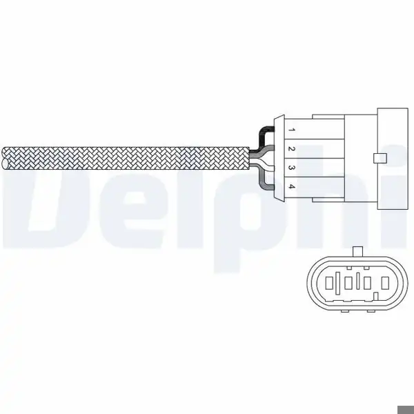 DELPHI ES20344-12B1 | Oksijen Sensörü Alfa Romeo 147 1.6 16V 2.0 16V 01-10 156 1.6 16V 1.8 16V 2.0 16V 97-05