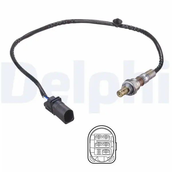DELPHI ES21179-12B1 | Oksijen Sensörü Ön Fiat Doblo Fiorino Grande Punto 1 3jtd