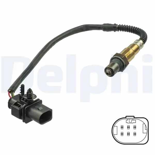 DELPHI ES21211-12B1 | Oksijen Sensörü Ön Land Rover 10 2006