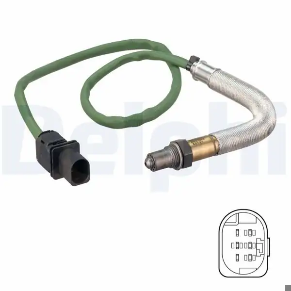 DELPHI ES21292-12B1 | Oksijen (Lambda) Sensörü Mercedes 204 Mercedes
