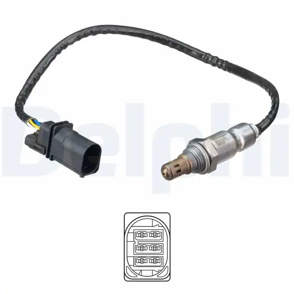 DELPHI ES21333-12B1 | Oksijen Sensörü Ön Volvo C30 S40 S60 S80 V40 V50 V 1553673