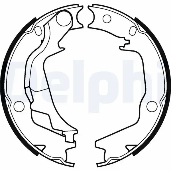 DELPHI LS2042 | Balata Elfren Pabuç-(Hyundai: Getz 06-09 / i20 008-12 / Sonata 04-07 / Kia: Soul 09-/ Magentis 01 -)