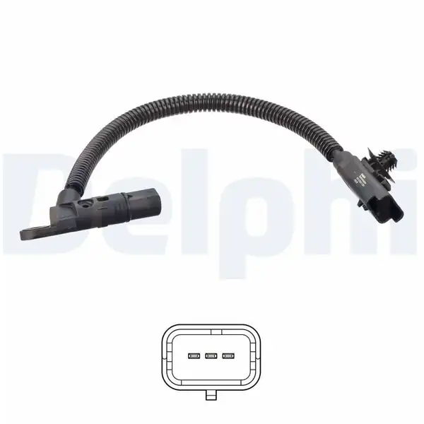 DELPHI SS12293-12B1 | Eksantrik Pozisyon Sensörü (Ford: Focus 1.6 TDCI 11-/ Courıer 14-/ Peugeot: 308 / 3008 11 -)