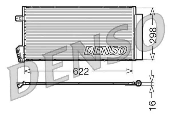Denso Dcn09018 Klima Radyatörü Fiat Doblo 1 3 JTD 1 4 1 6 JTD 2 0jtd 10